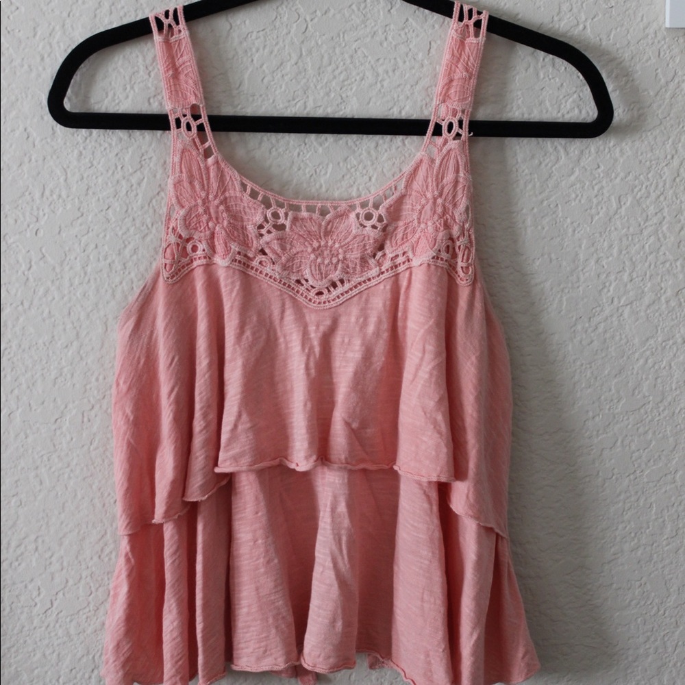 Urban Outfitters Pinky Coral Tank Top